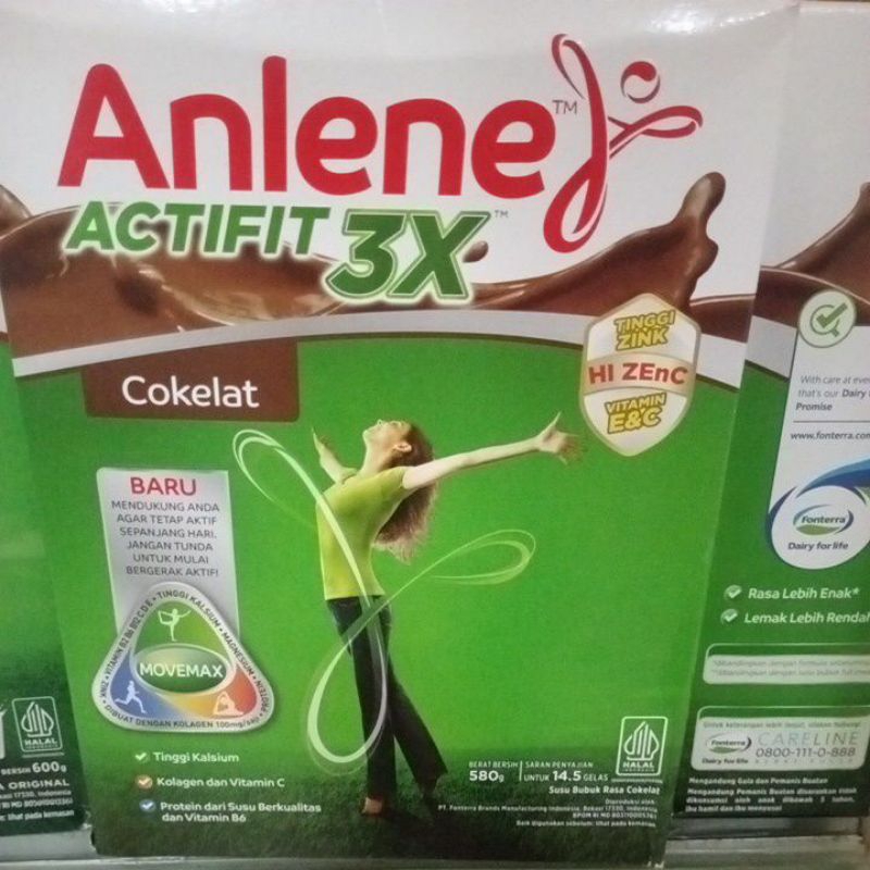 

Anlene ACTIFIT 3X Cokelat