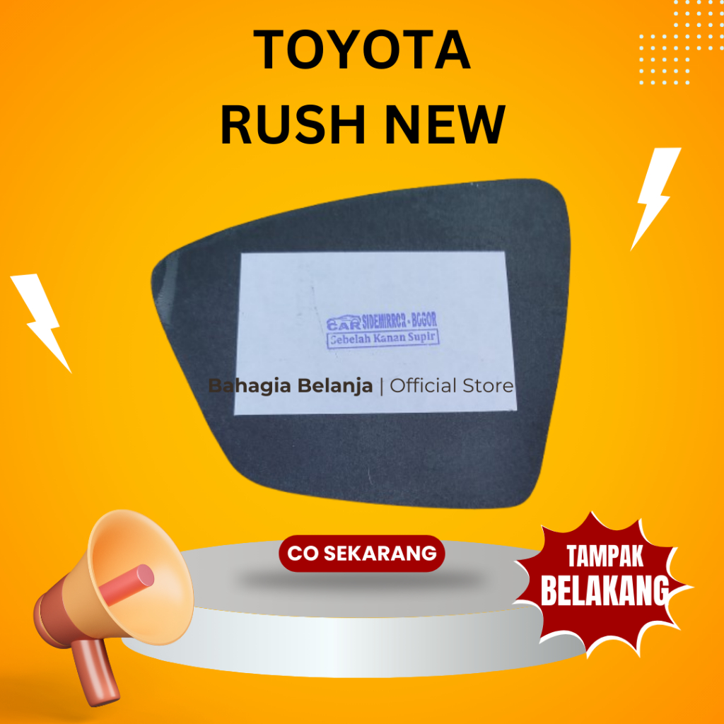 Kaca Spion Avanza Xenia Rush Terios Agya Ayla Rocky Raize 2018 - 2023 Kaca Saja Kaca Spion All New R