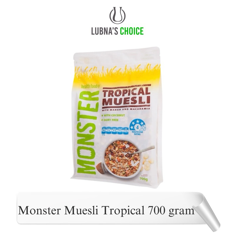 

Monster Muesli - Tropicana with Mango and Macadamia