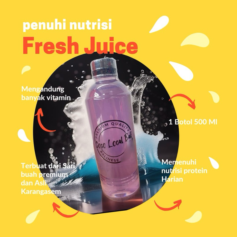 

Coco Local Premium Bali Fresh Juice 500 ml Grape
