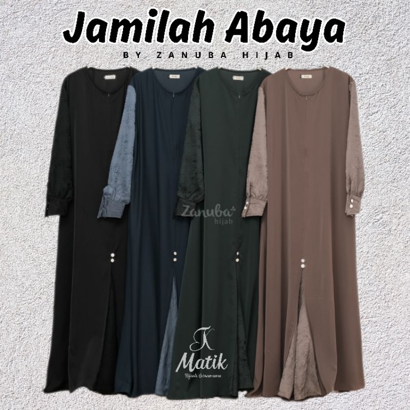 Couple Raya Series Gamis Jamilah Hanzhalah Kemko by Zanuba X Elzanji.co |  Abaya Jamilah | Premium J