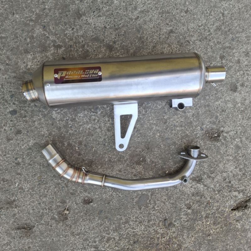 Knalpot honda stylo 160 fullstainlies original Papalova