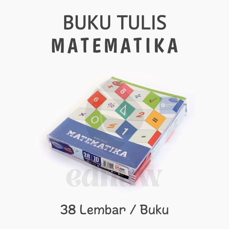 

Buku Kotak Kecil Matematika Sidu 38 Lembar
