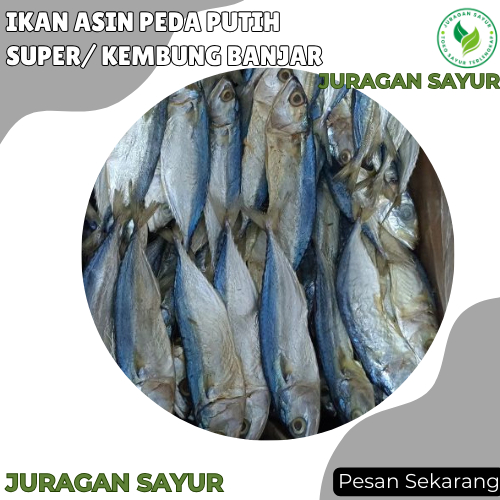 

Ikan Asin Peda Putih Super/ Kembung Banjar - Ikan Asin Kembung Super - Juragan Sayur