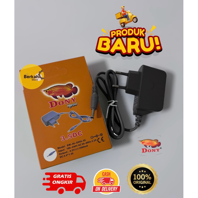 Charger Dony Cas Senter Kepala DONY DN2000