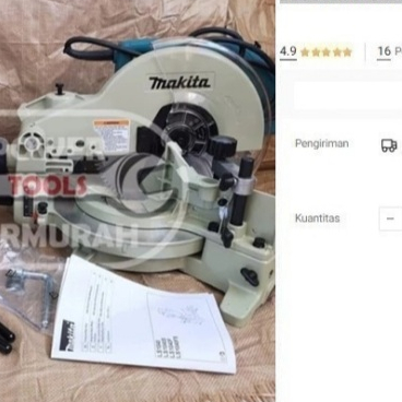 

Mesin Potong Aluminium MAKITA LS 1040 10" Mitre Saw Miter Saw LS1040