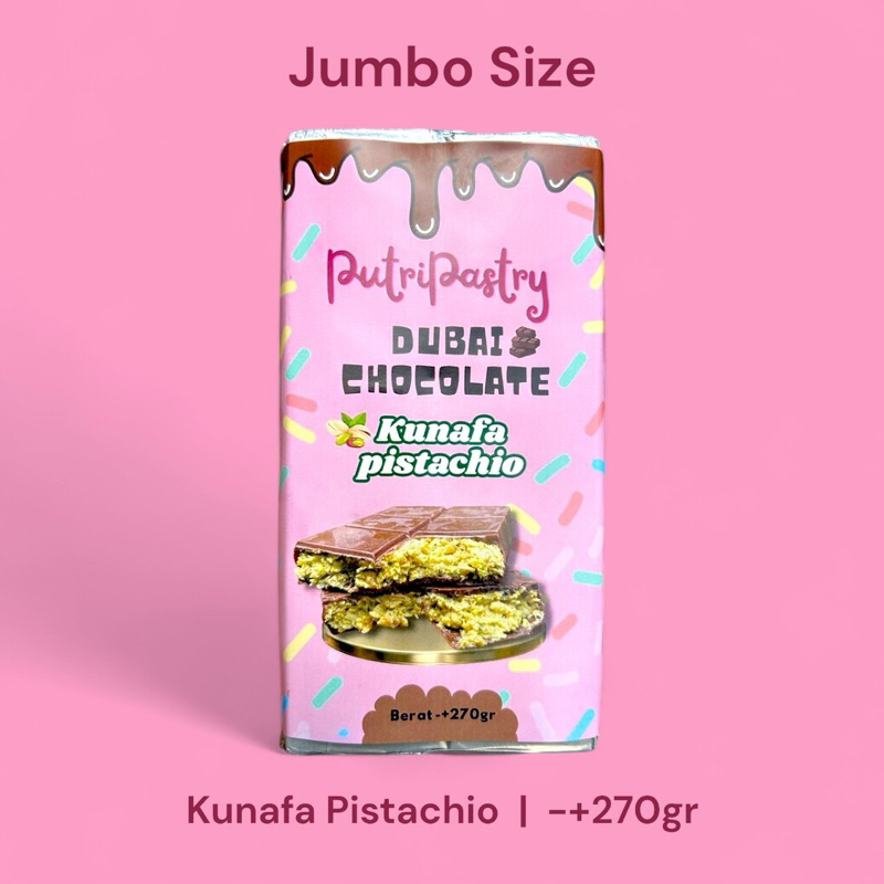 

Putripastry Coklat Dubai Kunafa Pistachio Size Jumbo -+270gr