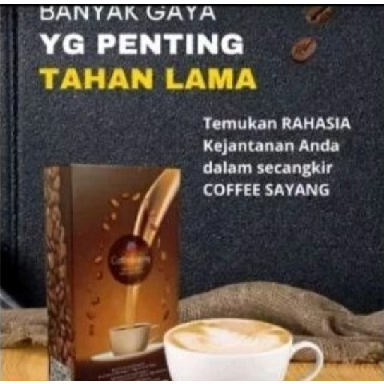 

Promo 2 boxes KOPI SAYANG KOPI NEO SAYANG KOPI SEHAT HARGA 1 BOX ISI 5 SACHET 100% ORIGINAL