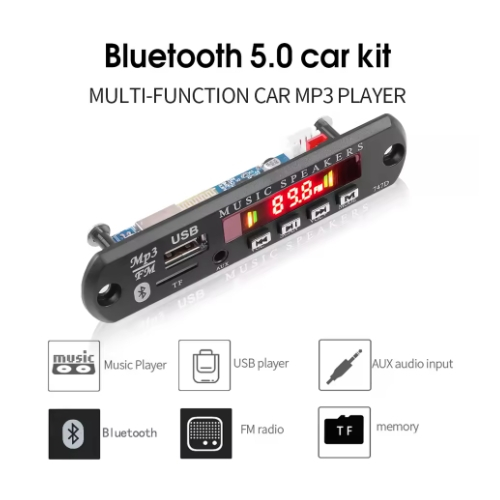 Modul Kit MP3 Rakitan Tape Audio Speaker Player Bluetooth Wireless Receiver 12V