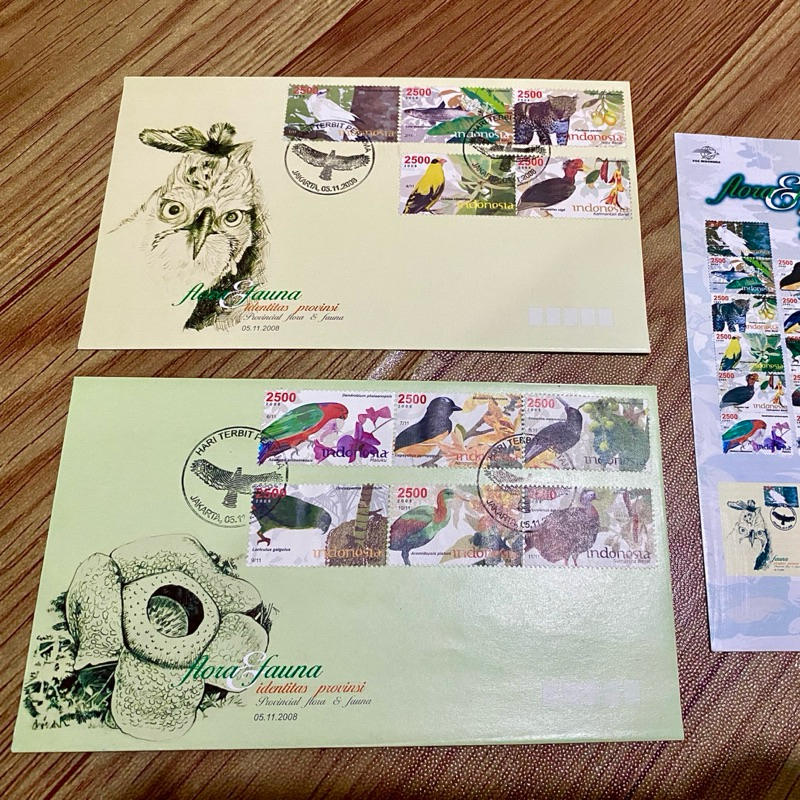 

Prangko Hari Terbit Pertama Sampul Hari Pertama (SHP) Flora dan Fauna Indentitas Provinsi