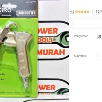 

Air Duster Gun TEKIRO AT-AD1111 Semprot Angin Debu Blow Gun Semprotan
