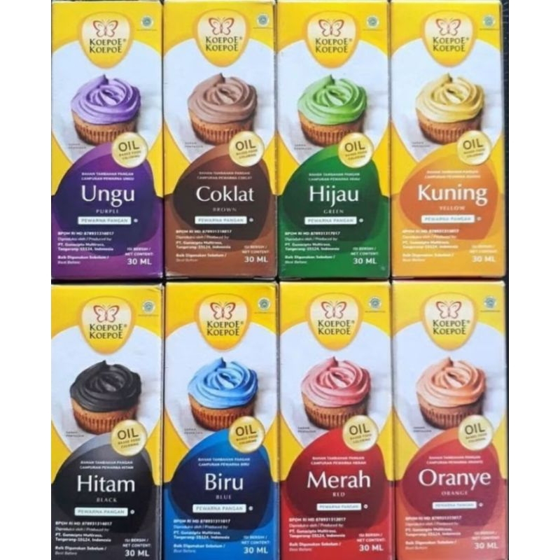 

Koepoe Koepoe Oil Based 30ml - Oil Based Food Coloring
