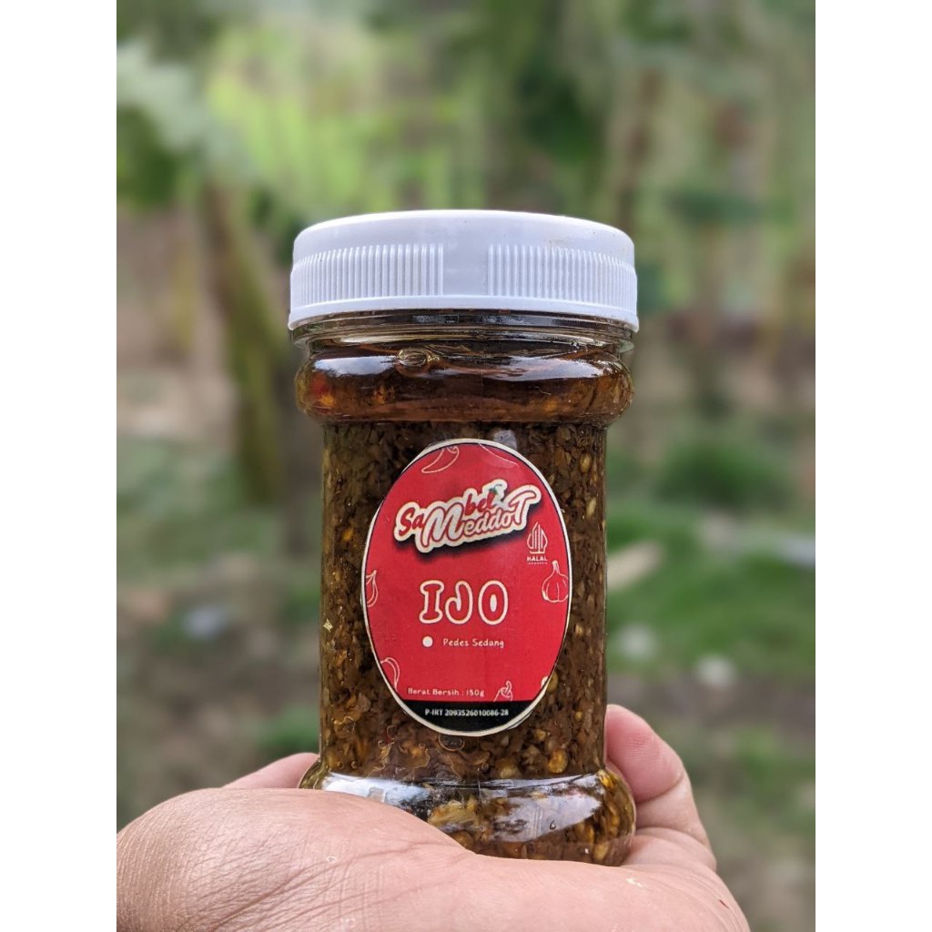 

Meddot Sambel Ijo Sensasi Cabe Hijau Pilihan 150gr
