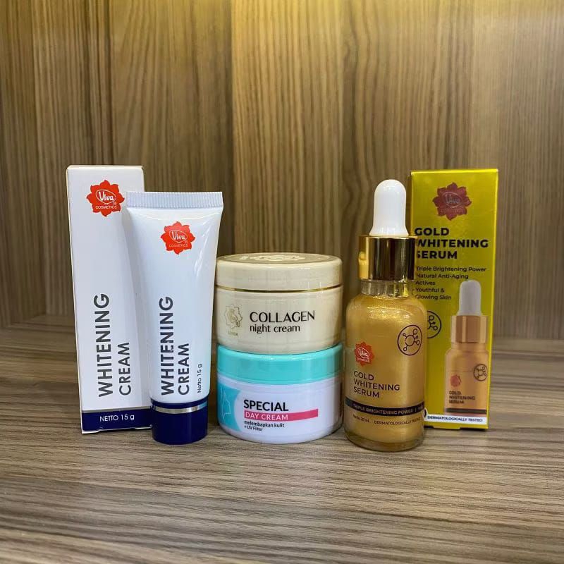 VIVA SKINCARE PAKET LENGKAP UNTUK KULIT LEBIH CERAH 100% ORIGINAL MEMBANTU MENGHILANGKAN FLEK HITAM/