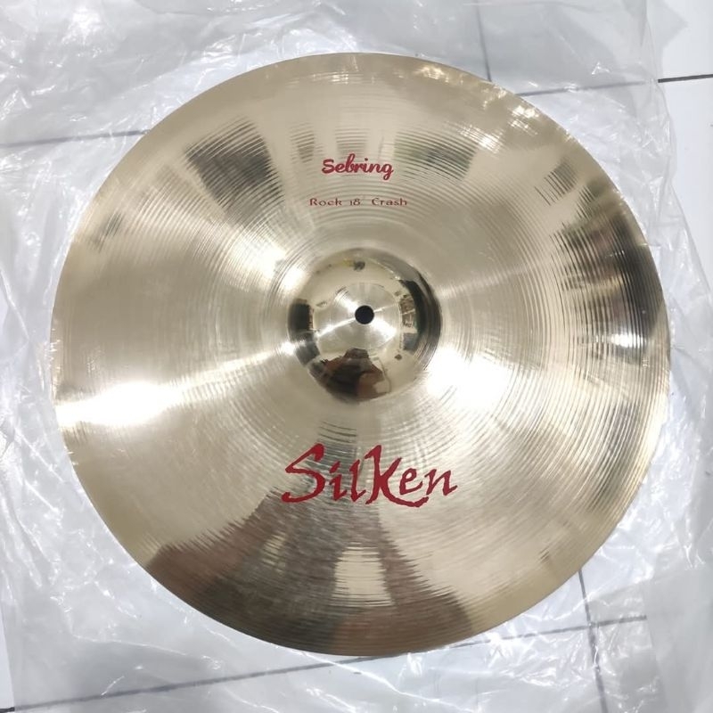 Cymbal Crash Silken Rock 18 Inch B20 bukan zildjian, meinl, sabian, nebulae, orion