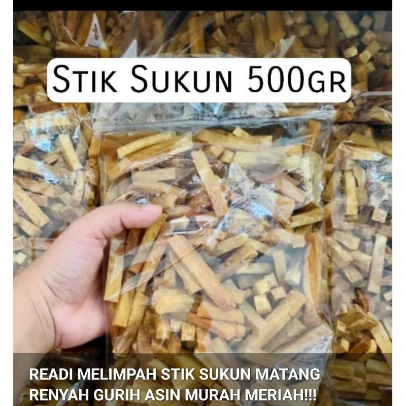 

Frozen Bandung Reject Stik Sukun mentega Gurih 500gr