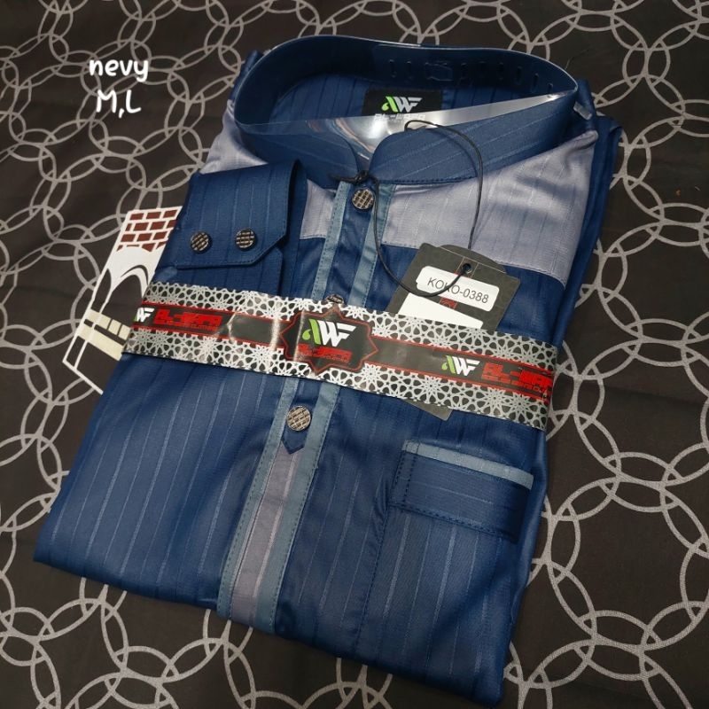 koko Lengan PANJANG AL-WAFA bahan SAUDI menggunanakn MANSIT / koko lengan PANJANG AL-WAFA bahan saud