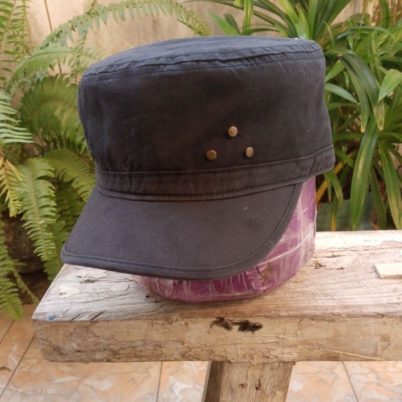 Topi komando visor pendek bekas second