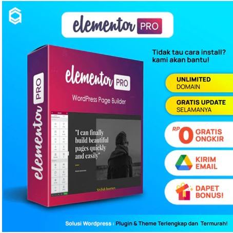 ELEMENTOR PRO - PLUGIN Wordpress Lifetime License