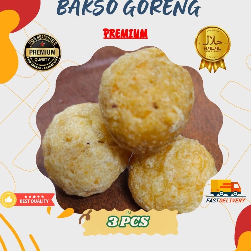 Bakso Goreng Premium 3PCS Kemasan Vakum