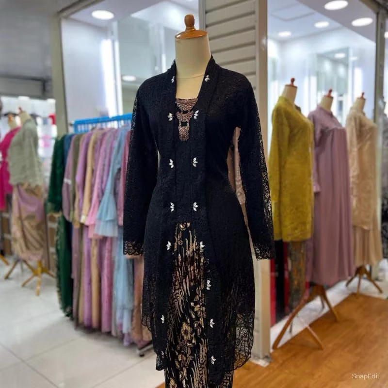 HOT PRODUCT KEBAYA KUTU BARU MODERN / KUTU BARU TUNIK / KEBAYA TUNIK / KEBAYA BRUKAT