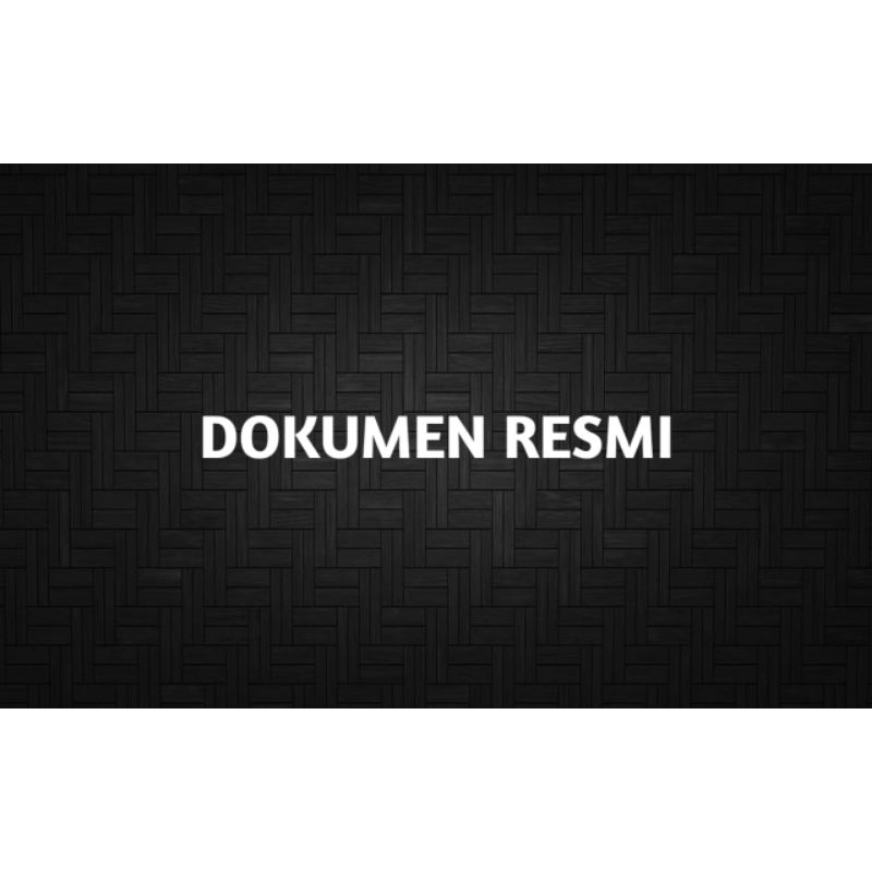 

DOKUMEN RESMI ASLI