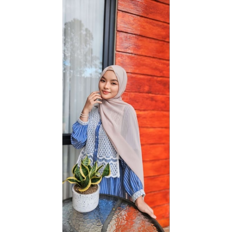 Zakiah hijab - pashmina ceruty premium