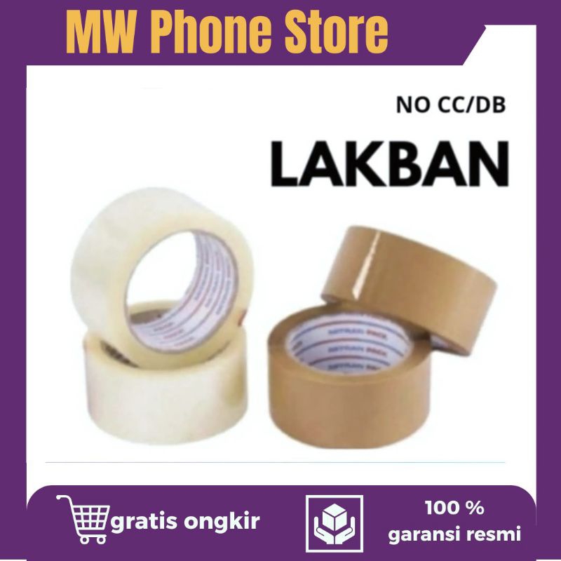 

Lakban bening-Lakban Coklat ekonomis 45mm× 90yard
