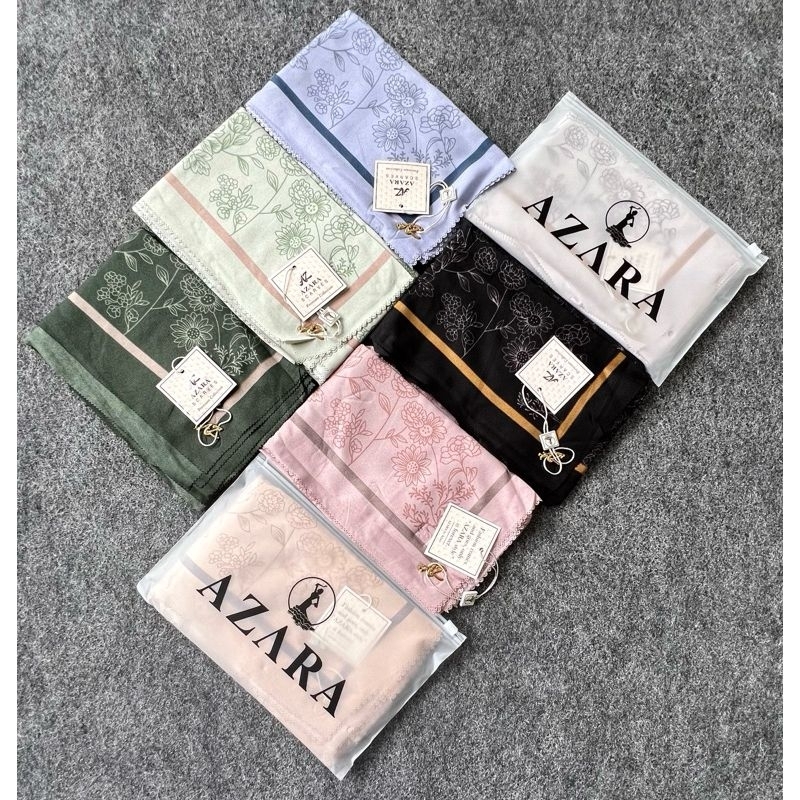 hijab segiempat motif azara/kerudung segiempat