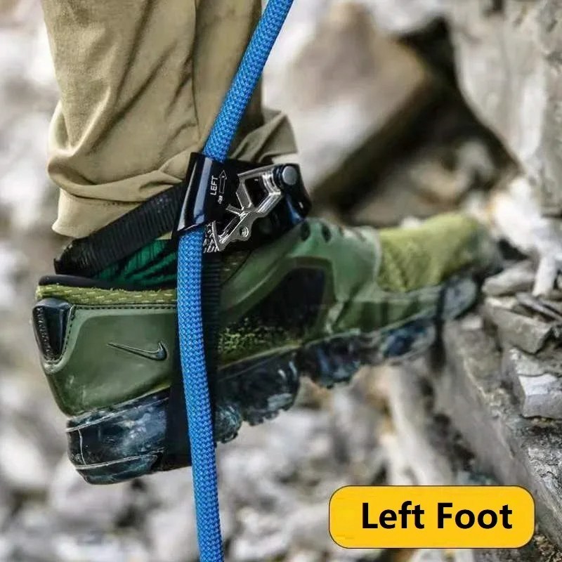 TERLARIS Pantin Foot Ascender Ascension Adjustable Foot Ascender Climbing Ascender Kaki Caving