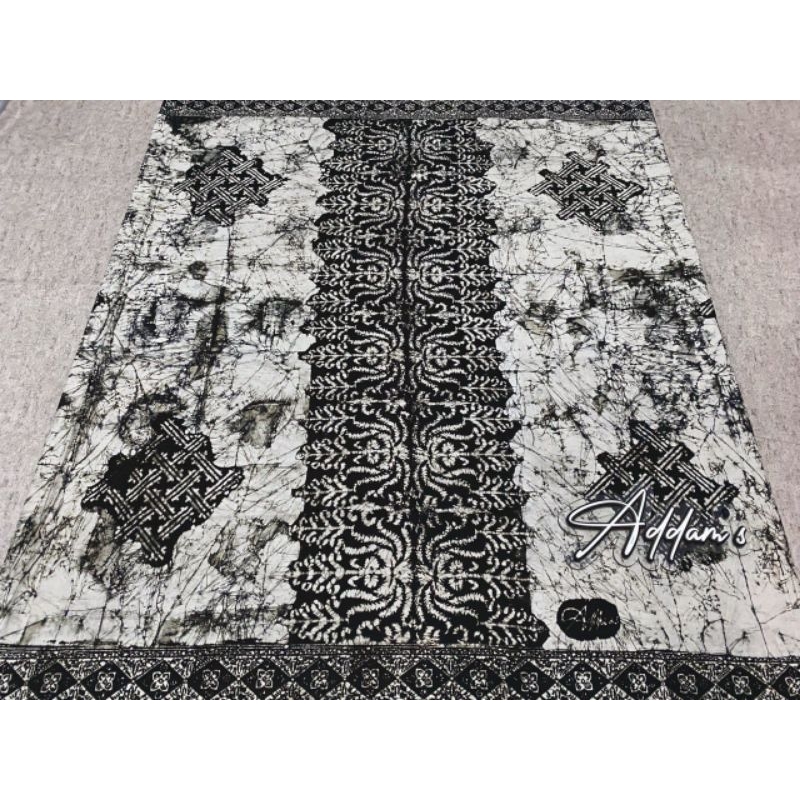 Sarung Batik Addams Warna Putih // Sarung Batik Cap Pekalongan // Sarung Batik Putih // Sarung Putih