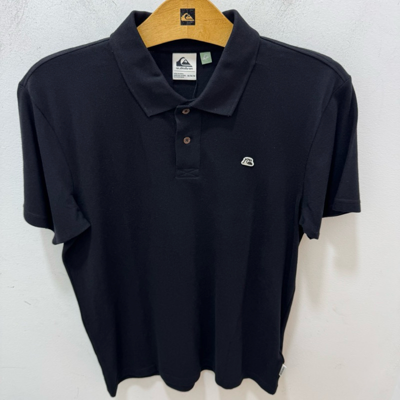 KAOS POLO PRIA QUIKSILVER ORIGINAL DNA POLO BLACK SHIRT NEW