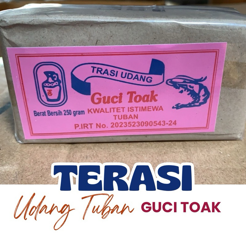 

TERASI UDANG GUCI TOAK 250gr KHAS TUBAN JATIM
