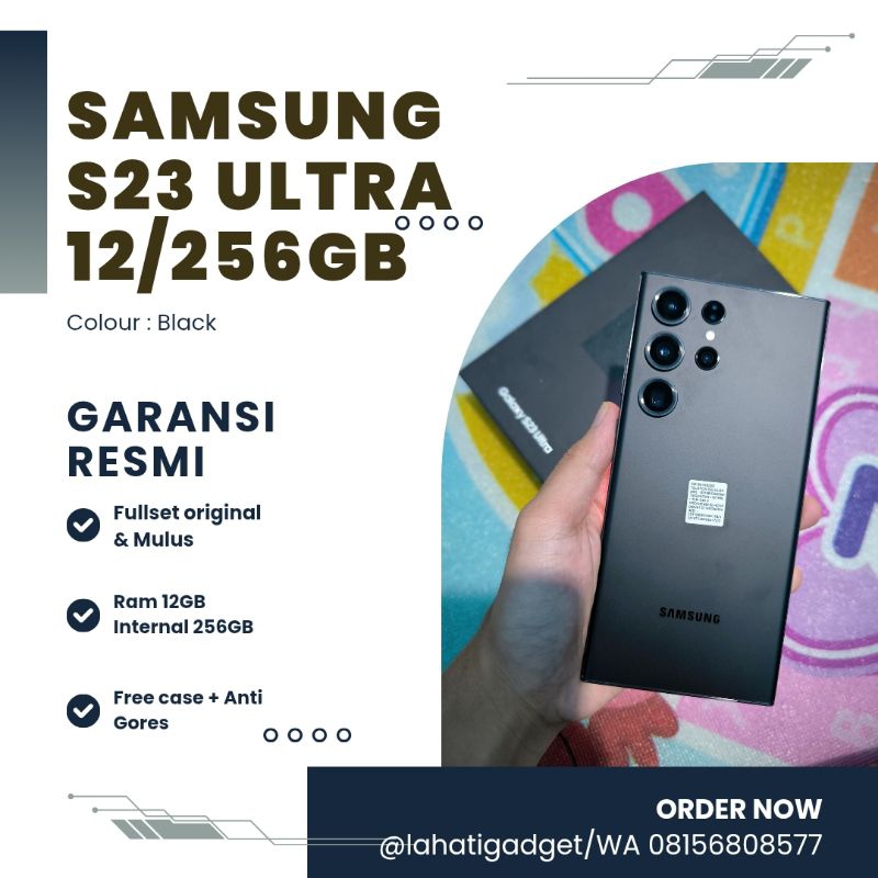 Samsung S23 Ultra 256GB Second original SEIN
