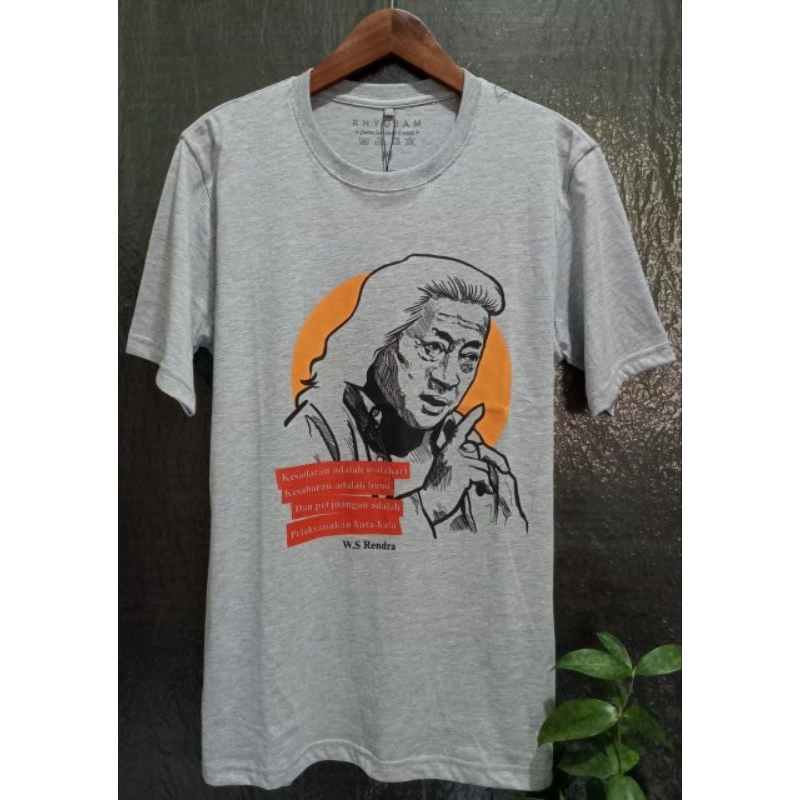 Kaos Distro WS Rendra abu