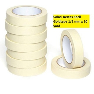 

SOLASI KERTAS / MASKING TAPE KECIL 12 MM X 10 YARD