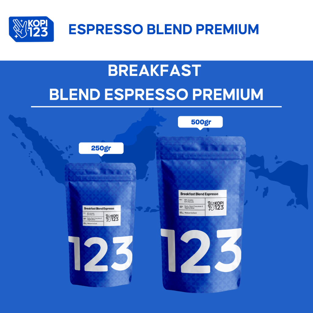 

KOPI BREAKFAST BLEND ESPRESSO PREMIUM 250GR