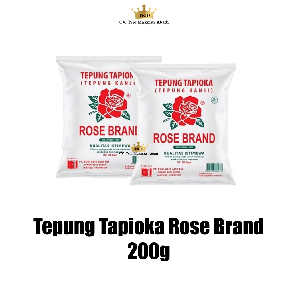 

Tepung Tapioka / Kanji Rose Brand 200g