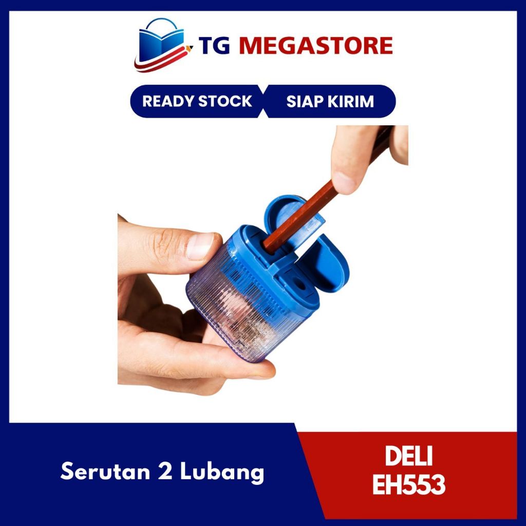 

Deli Serutan 2 Lubang ukuran biasa dan Jumbo - EH553