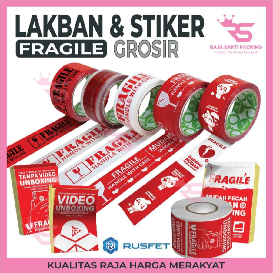 

Lakban Selotip Isolasi Fragile Handle With Care Mudah Pecah Belah Aneka Varian Stiker Sticker Fragile Murah Satuan