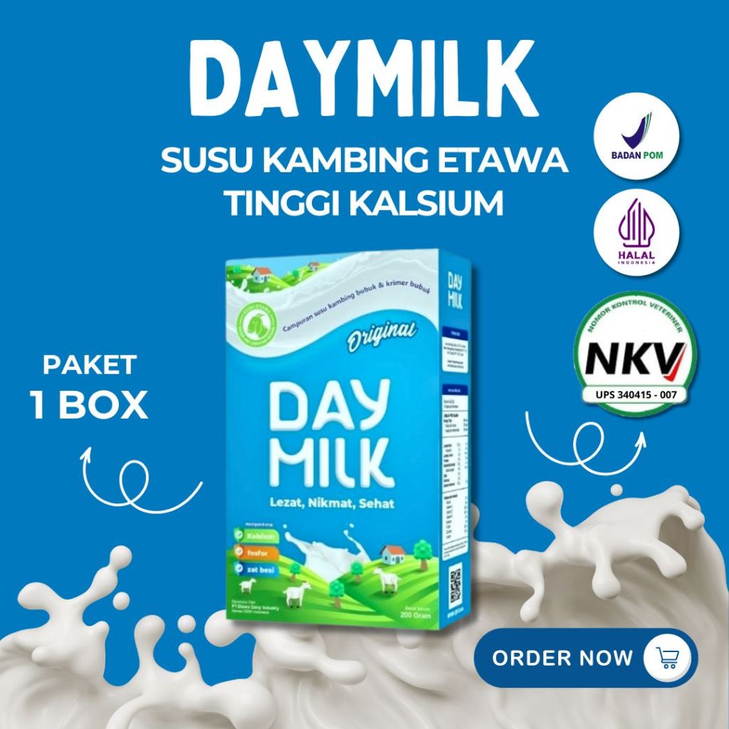 

Ramadhan Sale DAYMILK Susu Kambing Etawa Bubuk 100% ORIGINAL Jaga Kepadatan Tulang Dan Sendi.