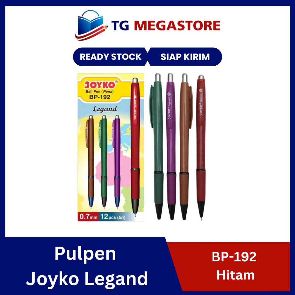 

Pulpen Joyko Legand ( BP-192 ) Hitam