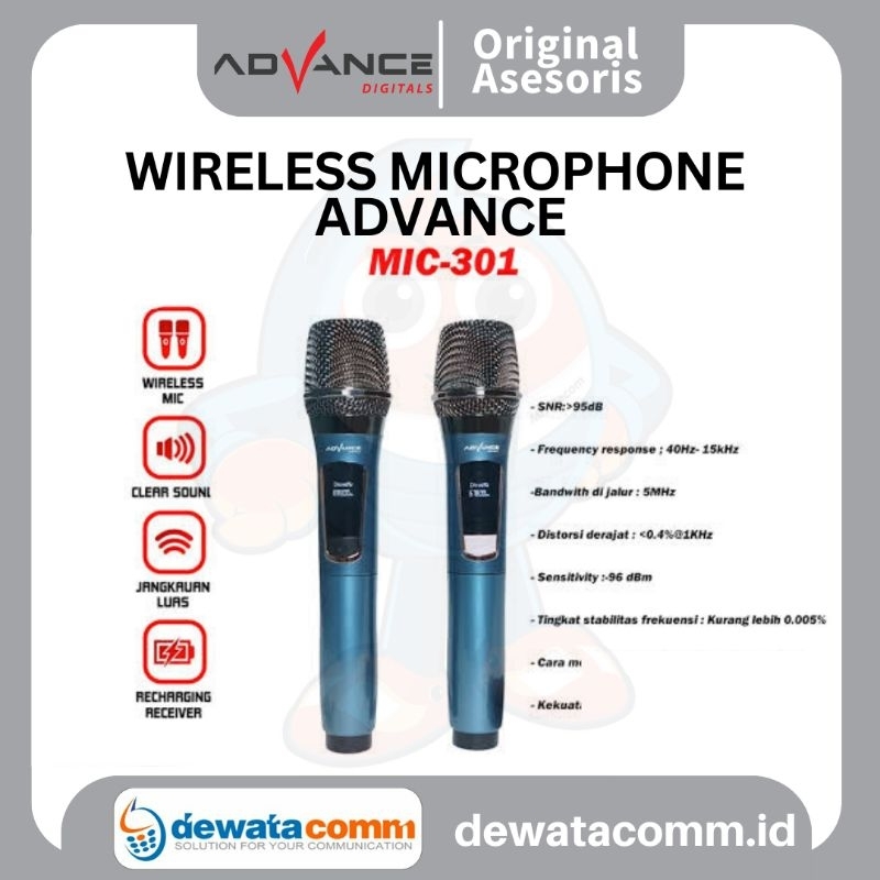 WIRELESS MICROPHONE ADVANCE MIC-301