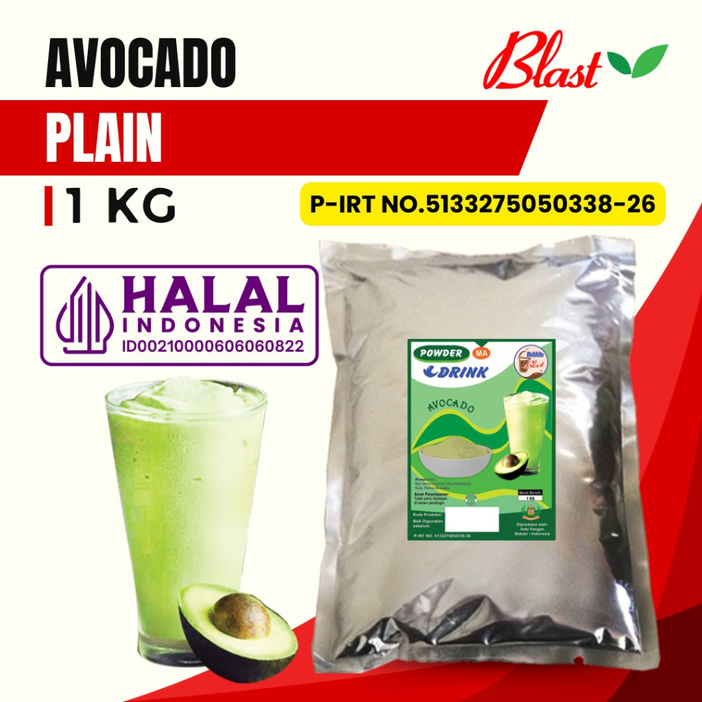 

Bubuk AVOCADO 1 KG - Bubuk Minuman Rasa Alpukat - Powder Drink Fruit