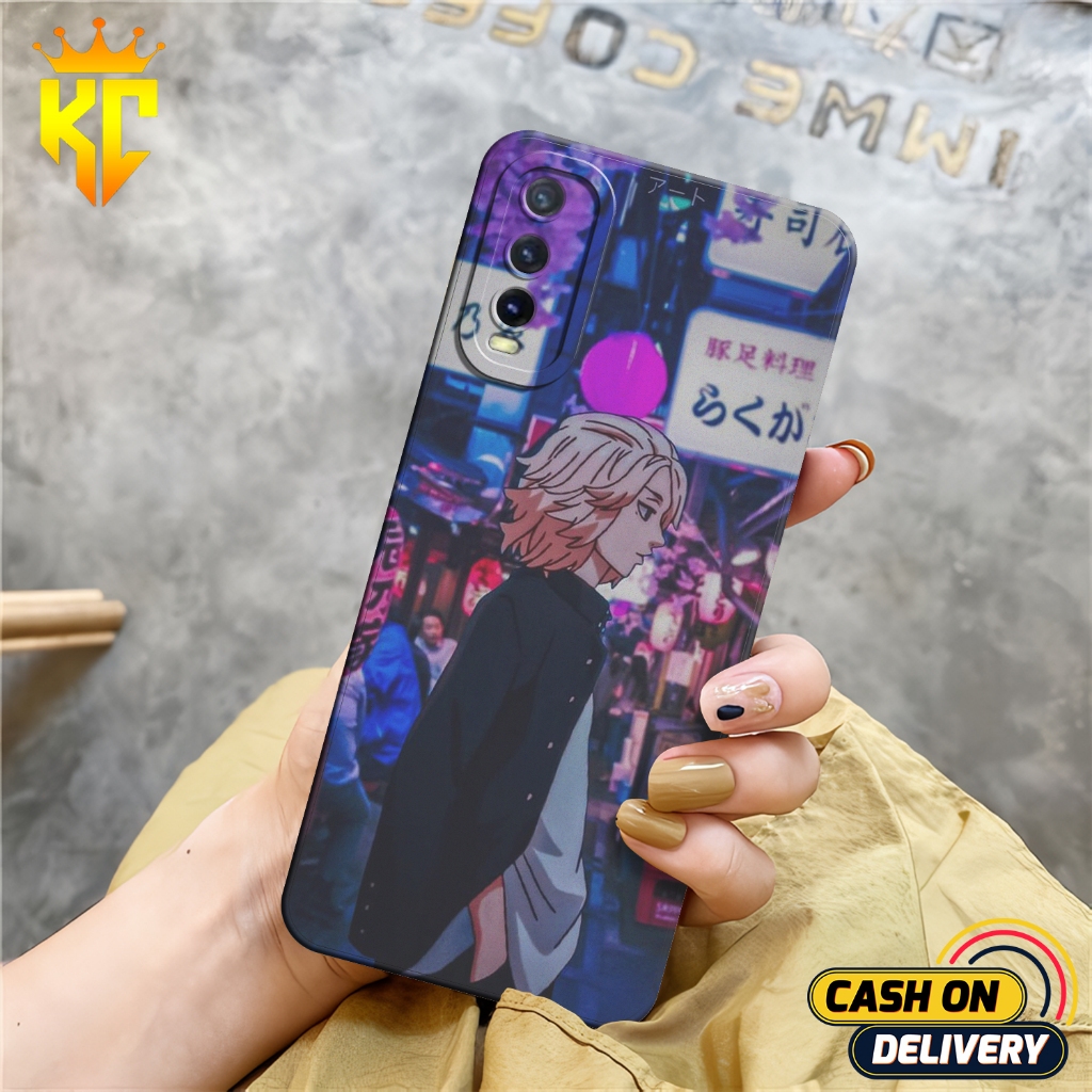 Kukcase - Case Vivo Y12S/Y20/Y20S - Fashion Case Anime - Case Pria - Case Wanita - Softcase - Hardca