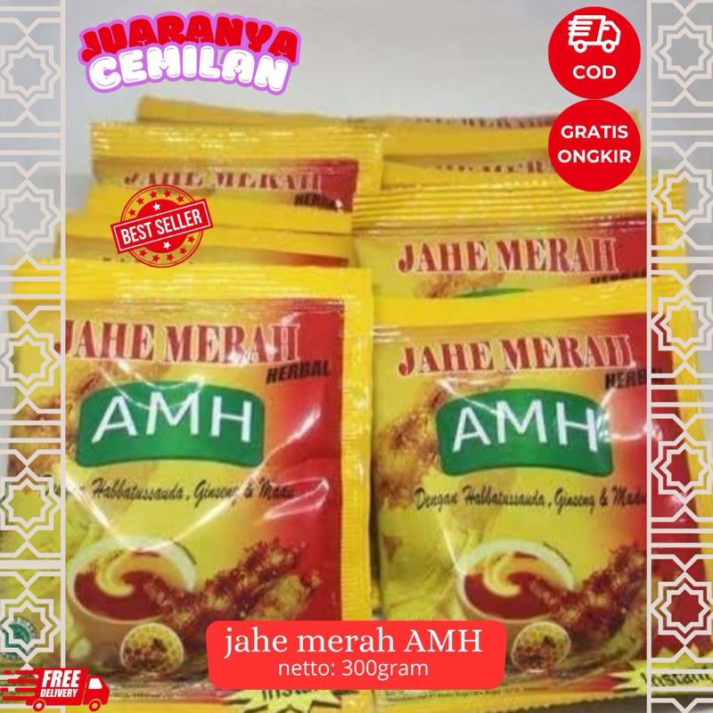 

jahe merah AMH 1 renceng 10 sachet