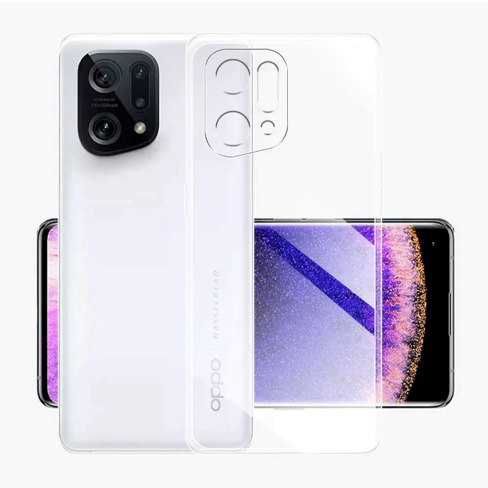 Case Oppo Find X5 Pro Softcase PREMIUM CLEAR HD CAMERA PROTECTION Casing Oppo Find X5 Pro