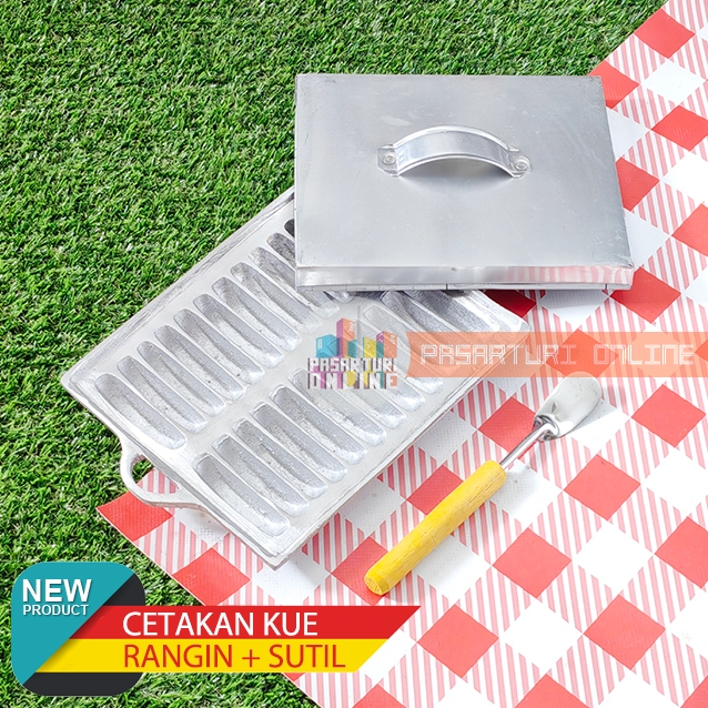 Cetakan Kue Rangin / Bandros / Pancong / Gandos / Pukis Mini Isi 24