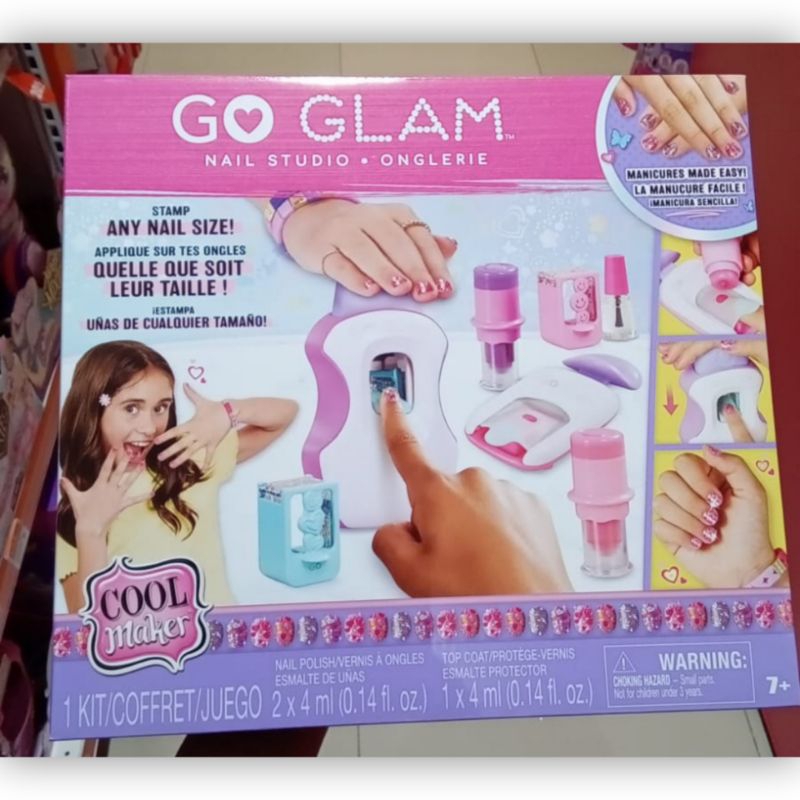 Mainan Kuteks Nail Art Go Glam Nail Studio Original