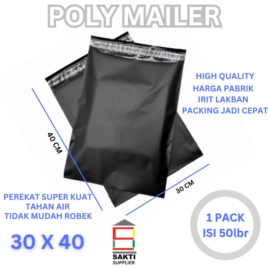 

Polymailer Packaging Solution Berbagai Ukuran